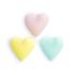 I Heart Revolution Heart Pastel Bath Fizzer Kit Darčeková kazeta kúpeľová bomba v tvare srdca 40 g + kúpeľová bomba v tvare srdca 40 g Passion Fruit + kúpeľová bomba v tvare srdca 40 g Lemon