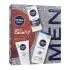 Nivea Men Sensitive Keep It Calm Darčeková kazeta denný pleťový krém Men Sensitive Face Cream SPF15 75 ml + čistiaci gél Men Sensitive Face Wash 100 ml + sprchovací gél Men Sensitive Soothing Bamboo Extract Shower Gel 250 ml