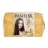 Pantene PRO-V Your Golden Me Time Kit Darčeková kazeta šampón Intensive Repair 250 ml + kondicionér Intensive Repair 160 ml + olej na vlasy Keratin Protect Oil 100 ml + intenzívna starostlivosť na vlasy Serum Shots Intensive Repair 3x15 ml + kozmetická taštička