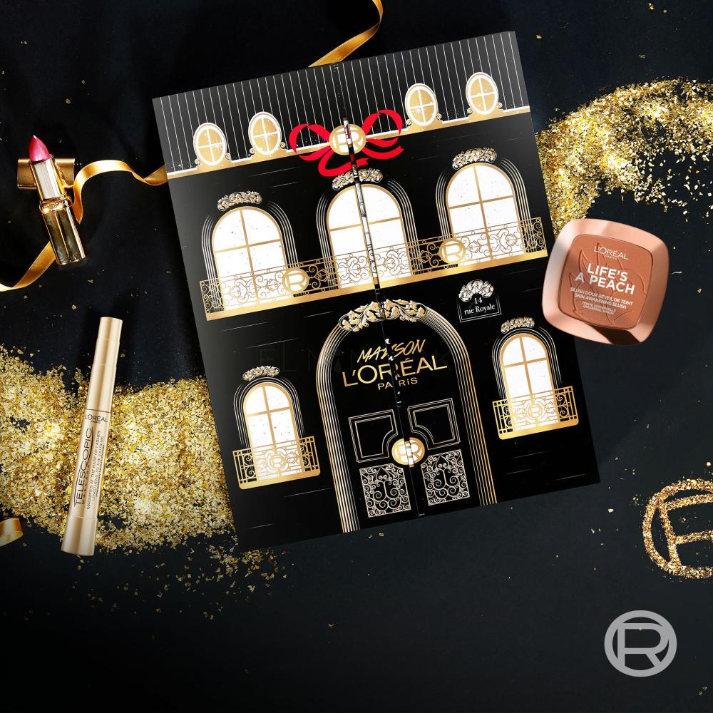 L'Oréal Paris Maison Advent Calendar 2023 Darčeková kazeta špirála 8 ml