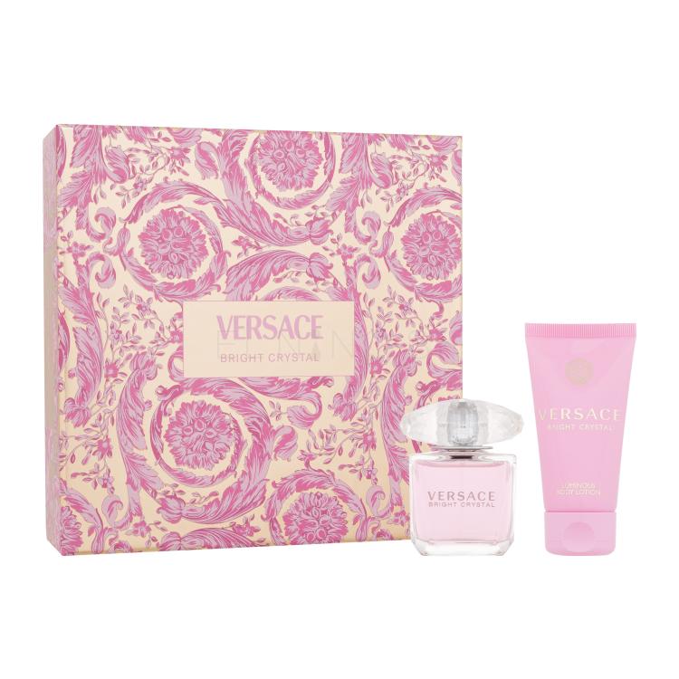 Versace Bright Crystal Darčeková kazeta toaletná voda 30 ml + telové mlieko 50 ml