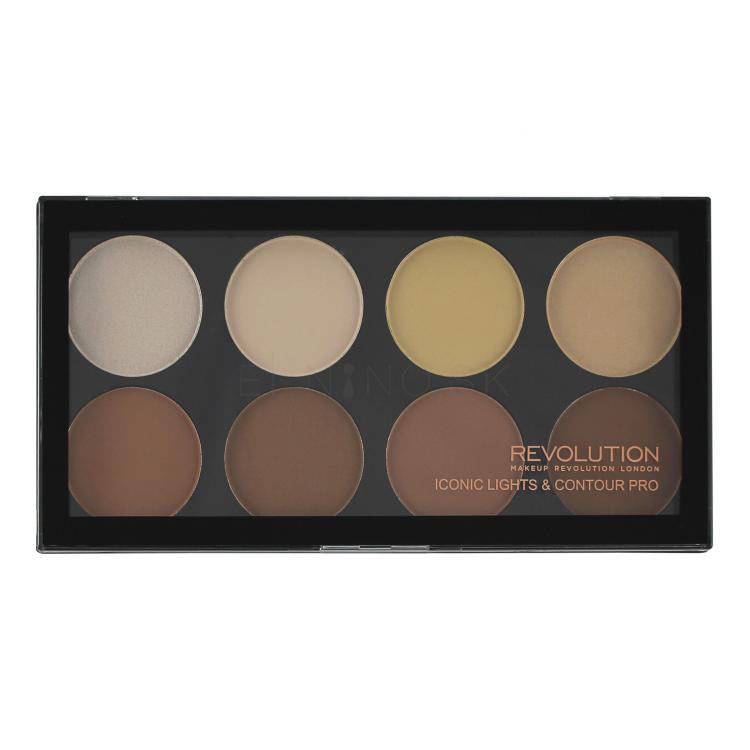 Makeup Revolution London Iconic Lights &amp; Contour Pro Rozjasňovač pre ženy 13 g