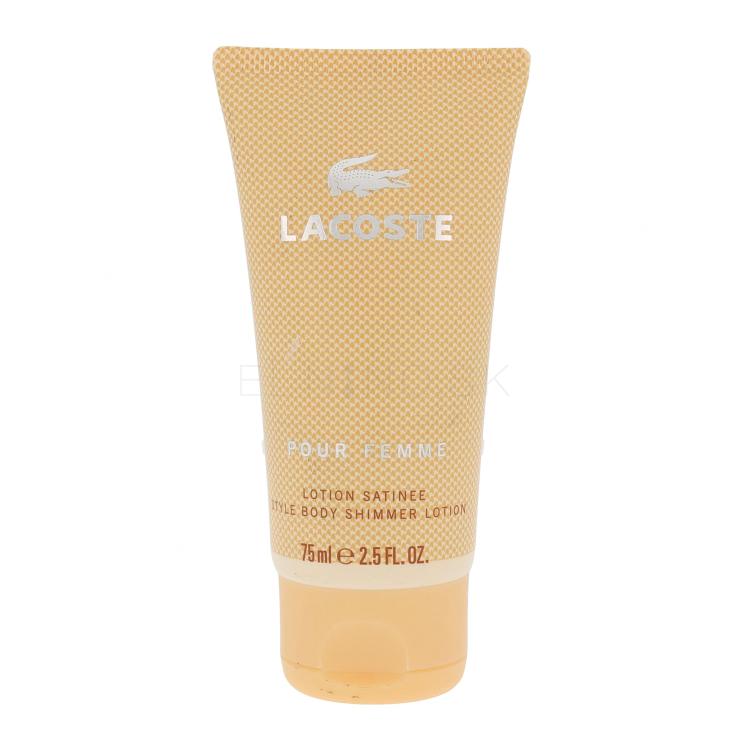 Lacoste Pour Femme Telové mlieko pre ženy 75 ml