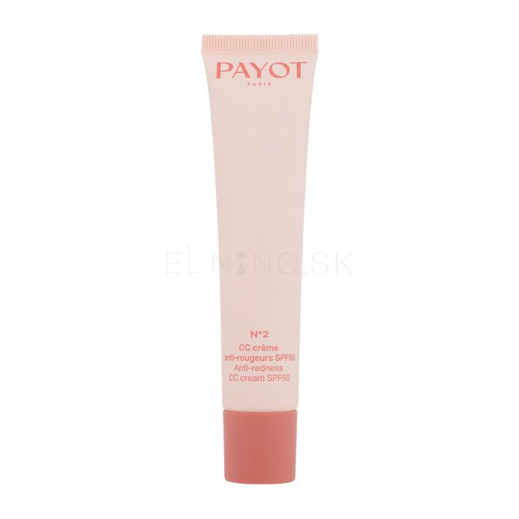 PAYOT N°2 Anti-Redness CC Cream SPF50 CC krém pre ženy 40 ml