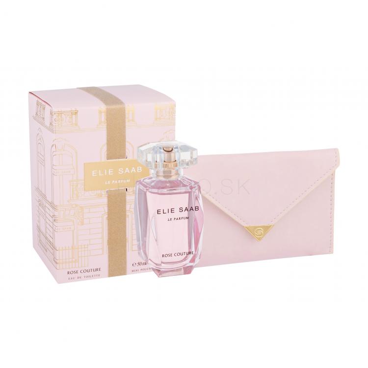 Elie Saab Le Parfum Rose Couture Darčeková kazeta toaletná voda 50 ml + kabelka poškodená krabička