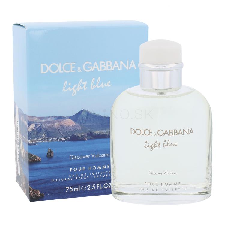 Dolce&amp;Gabbana Light Blue Discover Vulcano Pour Homme Toaletná voda pre mužov 75 ml poškodená krabička