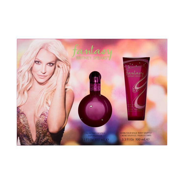 Britney Spears Fantasy Darčeková kazeta parfumovaná voda 100 ml + telový krém 100 ml