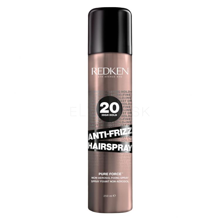 Redken Pure Force Anti-Frizz Hairspray Lak na vlasy pre ženy 250 ml