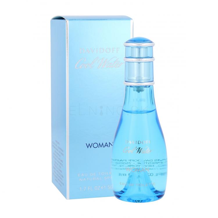 Davidoff Cool Water Woman Toaletná voda pre ženy 50 ml poškodená krabička