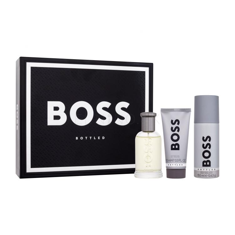 HUGO BOSS Boss Bottled SET Darčeková kazeta toaletná voda 100 ml + sprchovací gél 100 ml + deodorant 150 ml