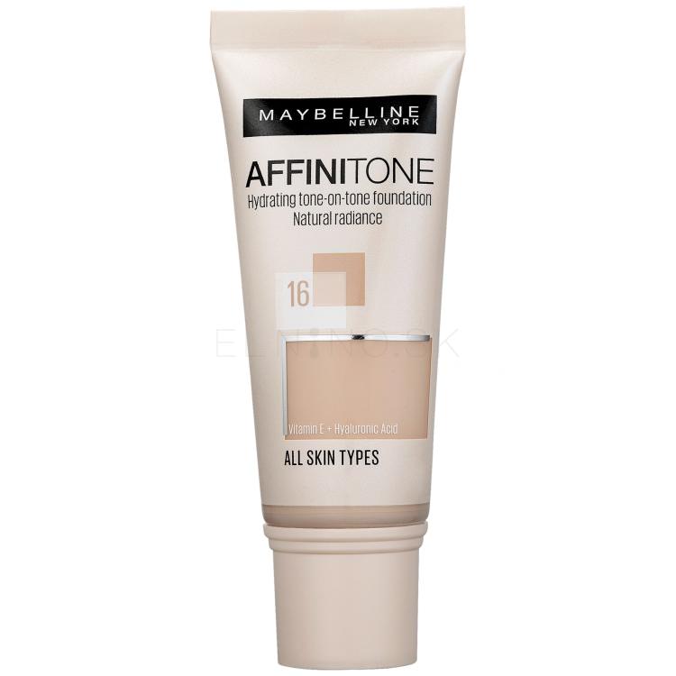 Maybelline Affinitone Make-up pre ženy 30 ml Odtieň 16 Vanilla Rose