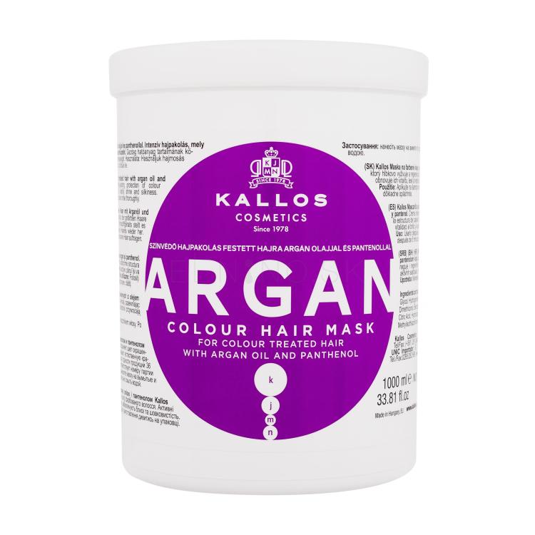 Kallos Cosmetics Argan Maska na vlasy pre ženy 1000 ml