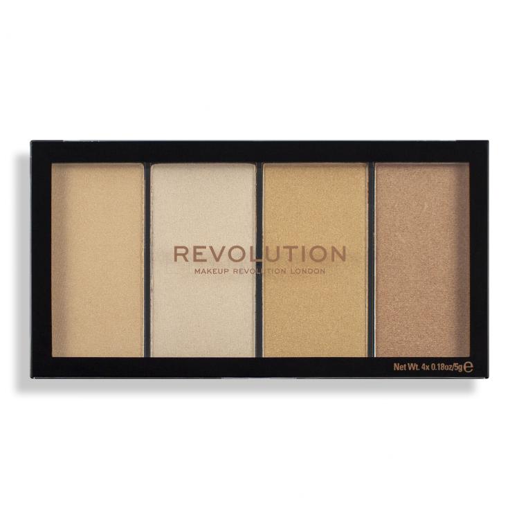 Makeup Revolution London Re-loaded Palette Rozjasňovač pre ženy 20 g Odtieň Lustre Lights Warm