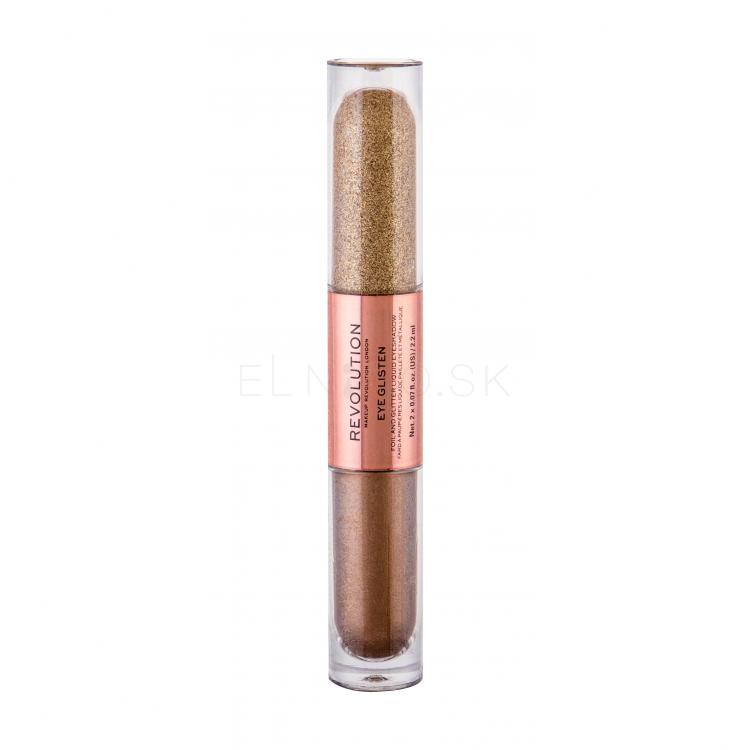 Makeup Revolution London Eye Glisten Očný tieň pre ženy 4,4 ml Odtieň Dreamland