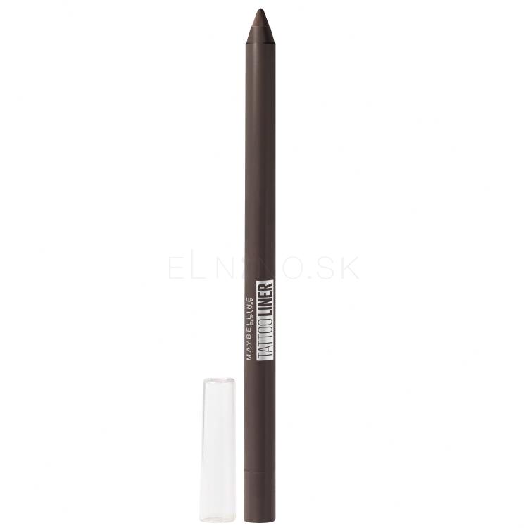 Maybelline Tattoo Liner Ceruzka na oči pre ženy 1,3 g Odtieň 910 Bold Brown