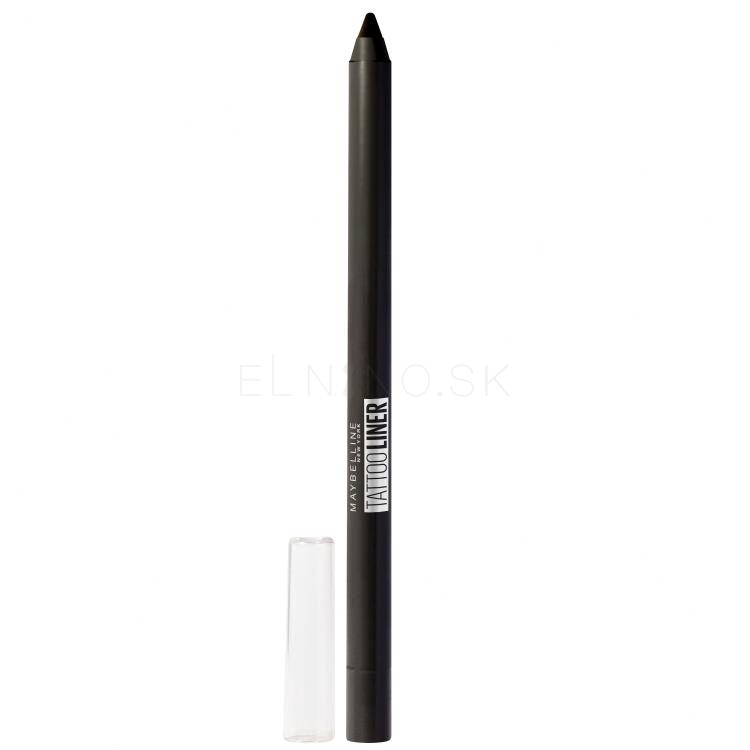 Maybelline Tattoo Liner Ceruzka na oči pre ženy 1,3 g Odtieň 900 Deep Onyx