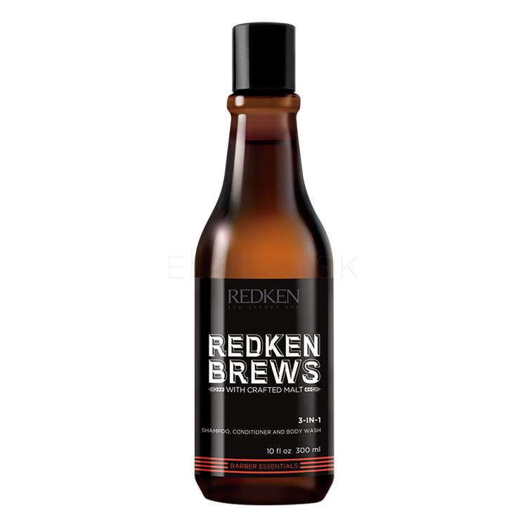 Redken Brews 3-In-1 Šampón pre mužov 300 ml