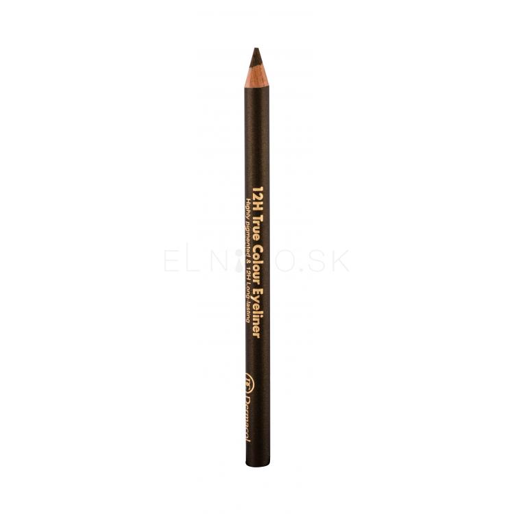 Dermacol 12H True Colour Ceruzka na oči pre ženy 0,28 g Odtieň 9 Army Green