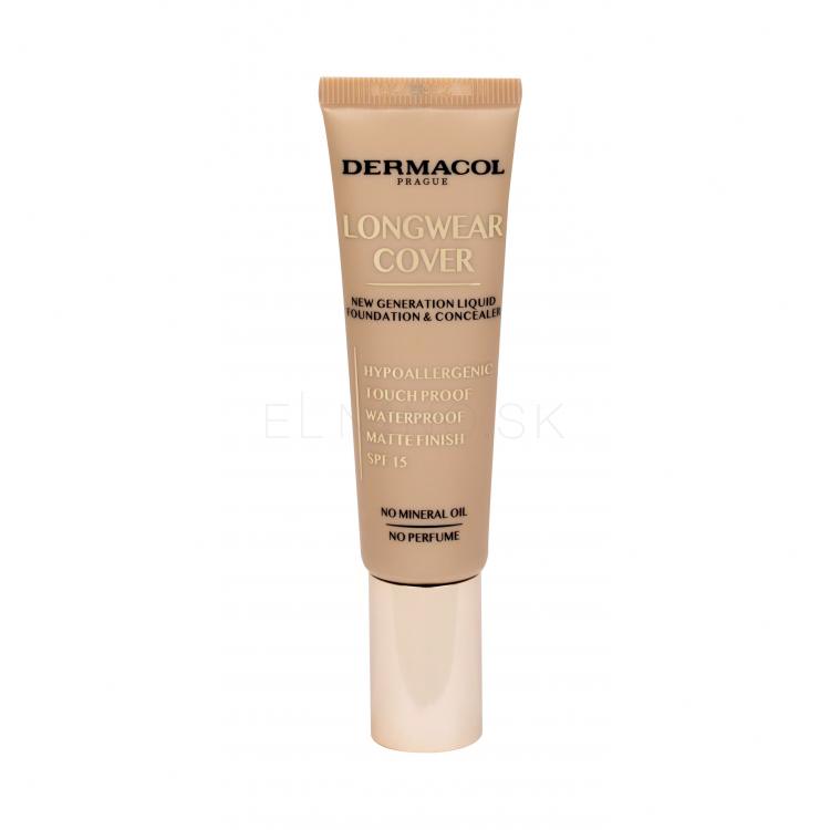 Dermacol Longwear Cover SPF15 Make-up pre ženy 30 ml Odtieň Fair