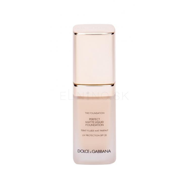 Dolce&amp;Gabbana Velvetskin Perfect Matte Fluid SPF20 Make-up pre ženy 30 ml Odtieň 60 Classic tester