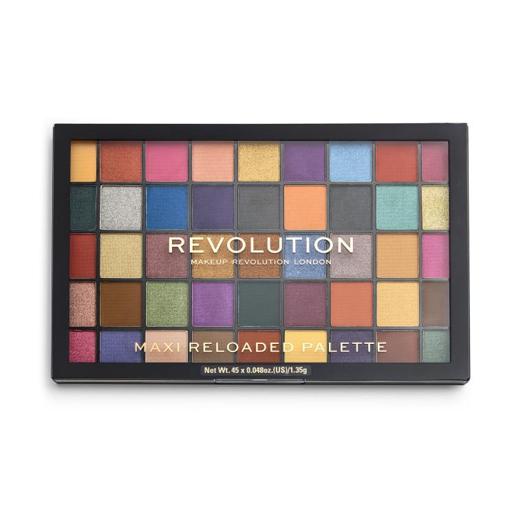 Makeup Revolution London Maxi Re-loaded Očný tieň pre ženy 60,75 g Odtieň Dream Big