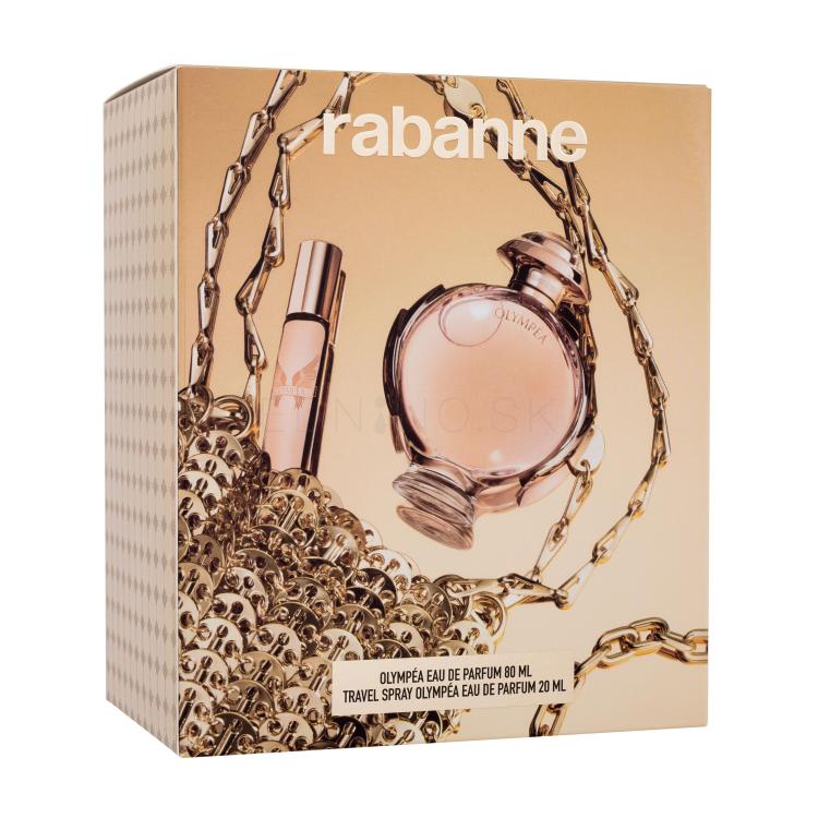 Paco Rabanne Olympéa Darčeková kazeta parfumovaná voda 80 ml + parfumovaná voda 20 ml