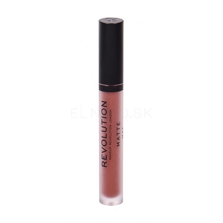 Makeup Revolution London Matte Rúž pre ženy 3 ml Odtieň 124 Gone Rogue