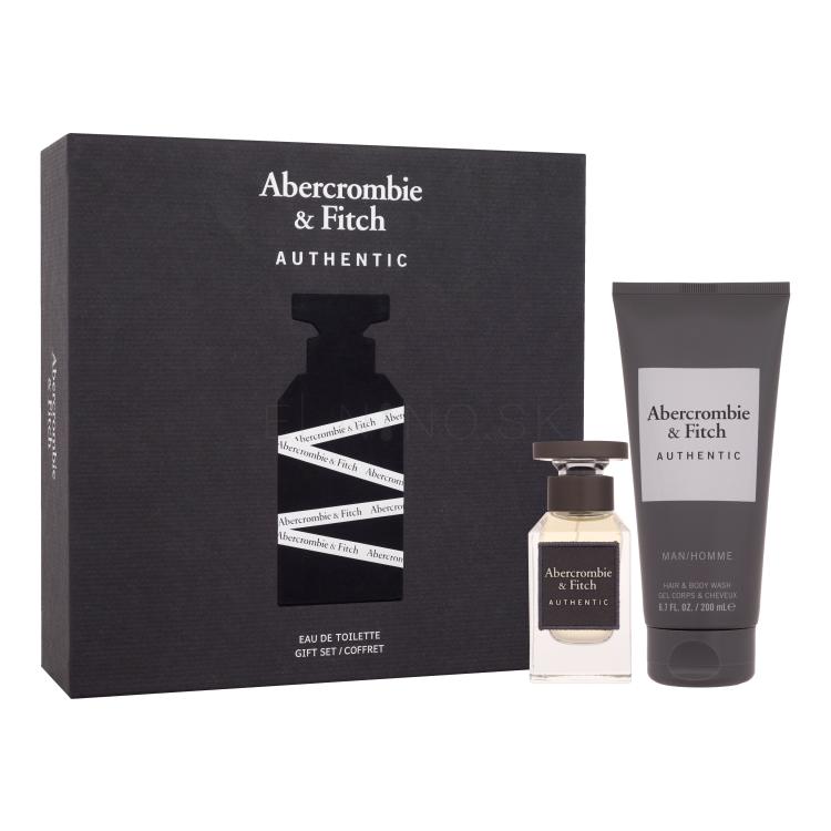 Abercrombie &amp; Fitch Authentic Darčeková kazeta toaletná voda 50 ml + sprchovací gél 200 ml