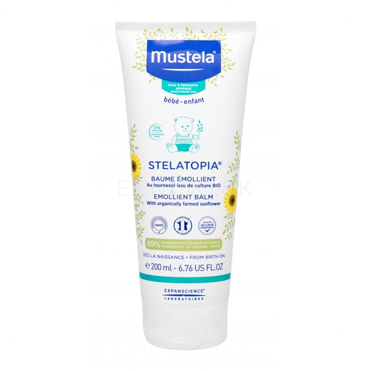 Mustela Bébé Stelatopia Emollient Balm Telový balzam pre deti 200 ml