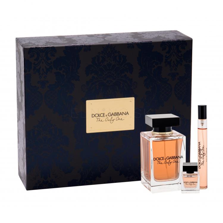 Dolce&amp;Gabbana The Only One Darčeková kazeta parfumovaná voda 100 ml + parfumovaná voda 10 ml + parfumovaná voda 7,5 ml poškodená krabička