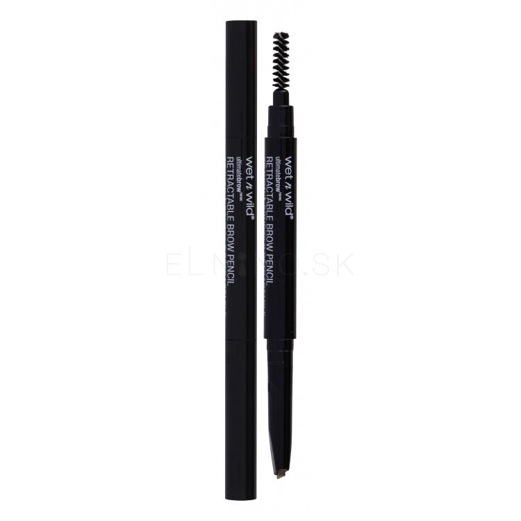 Wet n Wild Ultimate Brow™ Retractable Ceruzka na obočie pre ženy 0,2 g Odtieň Medium Brown