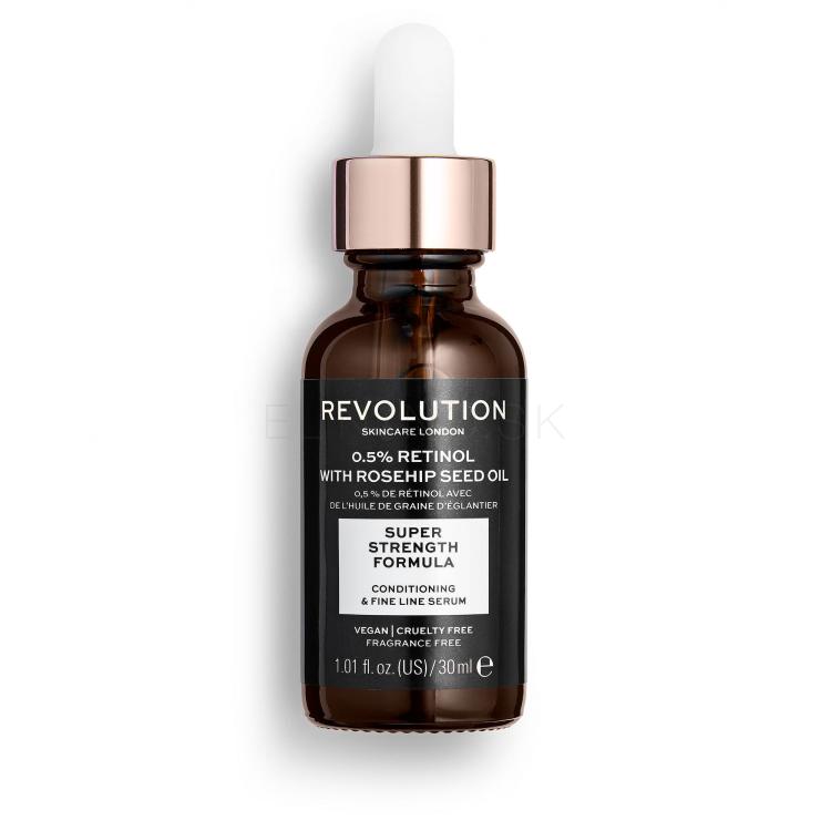 Revolution Skincare Skincare 0,5% Retinol with Rosehip Seed Oil Pleťové sérum pre ženy 30 ml