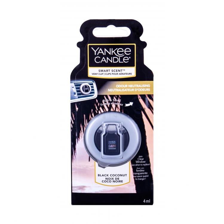 Yankee Candle Black Coconut Vôňa do auta 4 ml