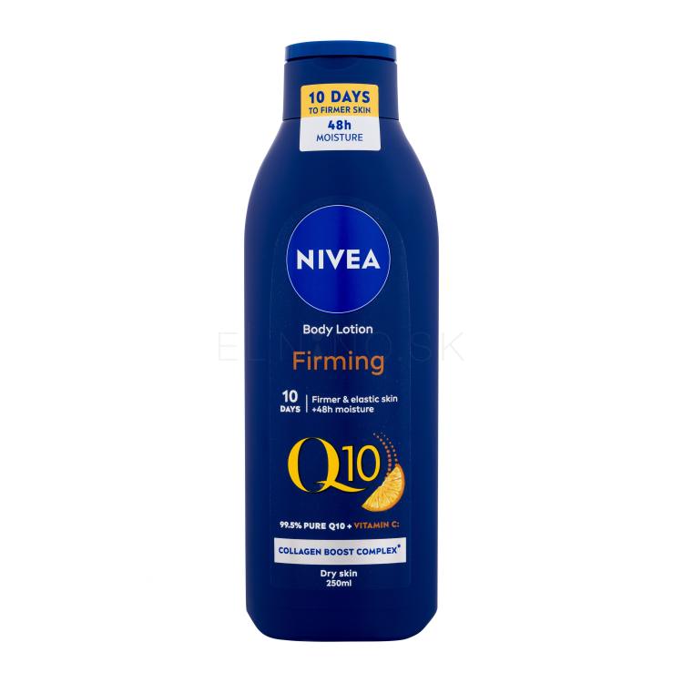 Nivea Q10 + Vitamin C Firming Body Lotion Dry Skin Telové mlieko pre ženy 250 ml