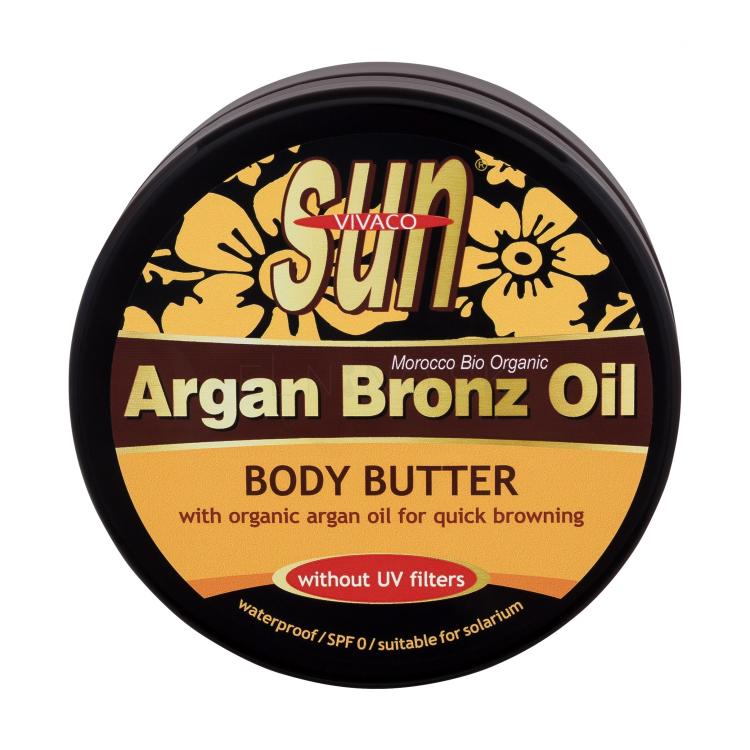 Vivaco Sun Argan Bronz Oil Body Butter Opaľovací prípravok na telo 200 ml