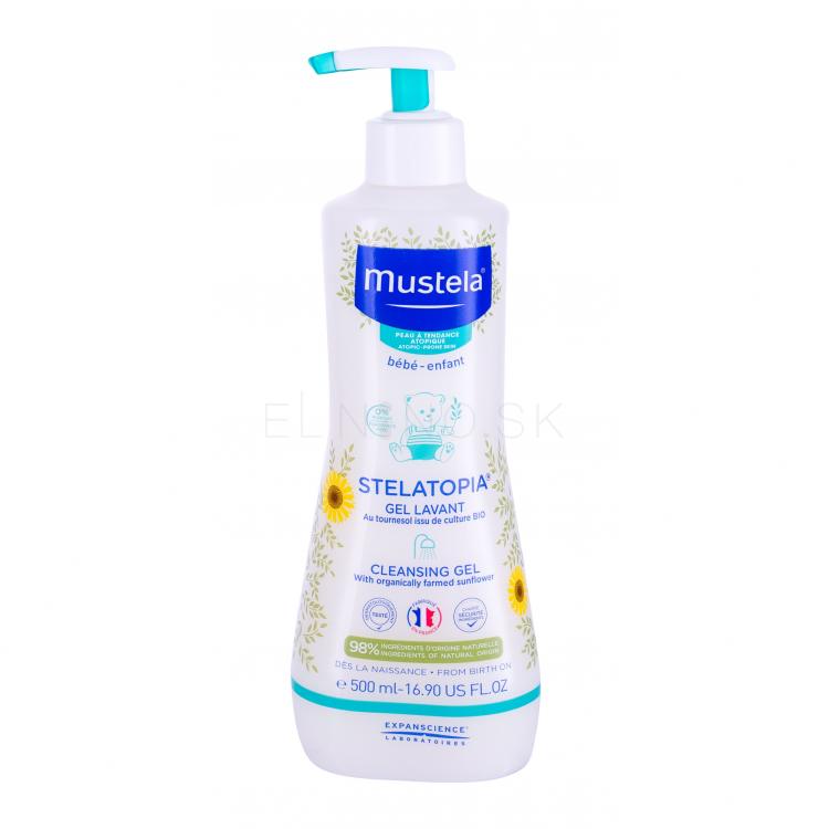 Mustela Bébé Stelatopia Cleansing Gel Sprchovací gél pre deti 500 ml