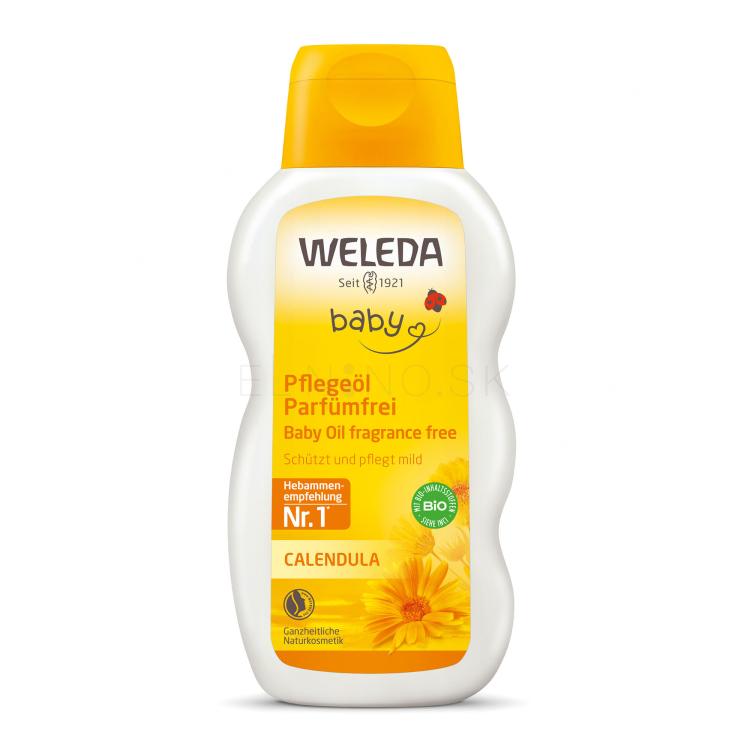 Weleda Baby Calendula Oil Fragrance Free Telový olej pre deti 200 ml