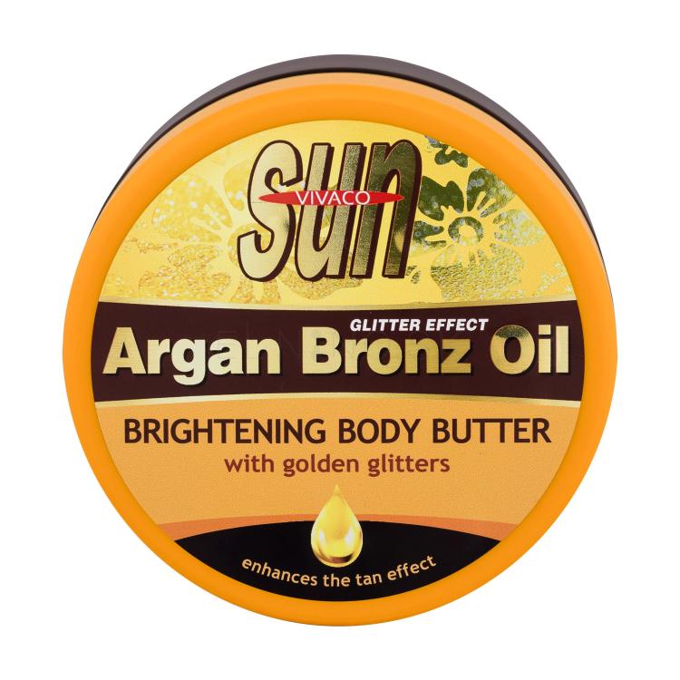 Vivaco Sun Argan Bronz Oil Brightening Body Butter Prípravok po opaľovaní 200 ml