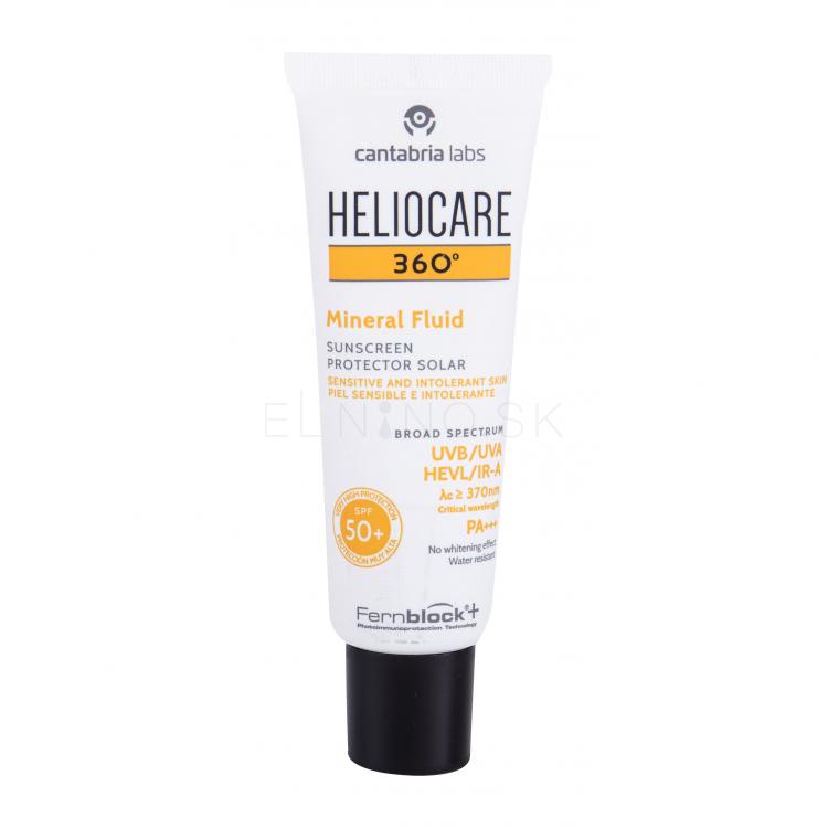 Heliocare 360° Mineral SPF50+ Opaľovací prípravok na tvár 50 ml