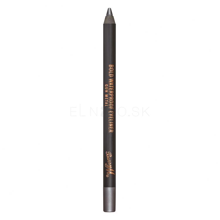 Barry M Bold Waterproof Eyeliner Ceruzka na oči pre ženy 1,2 g Odtieň Gun Metal