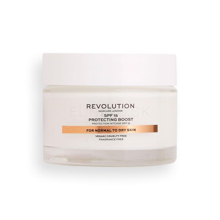 Revolution Skincare Moisture Cream Normal to Dry Skin SPF15 Denný pleťový krém pre ženy 50 ml