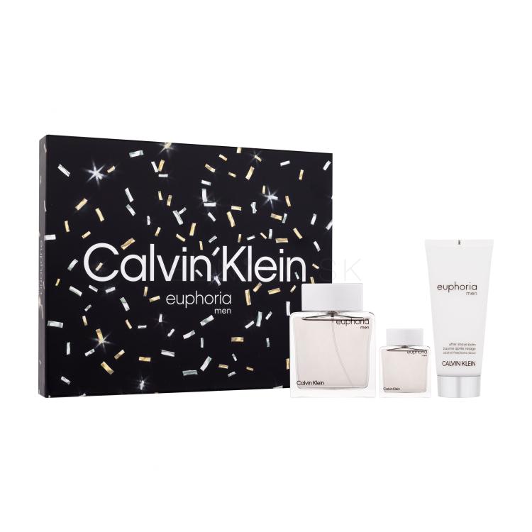 Calvin Klein Euphoria Darčeková kazeta toaletná voda 100 ml + toaletná voda 15 ml + balzam po holení 100 ml