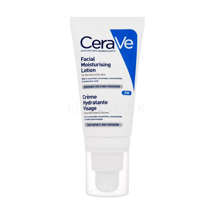 CeraVe Moisturizing Facial Lotion Nočný pleťový krém pre ženy 52 ml