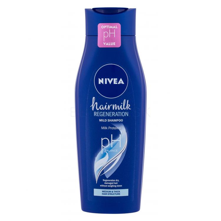 Nivea Hairmilk Regeneration Mild Šampón pre ženy 400 ml