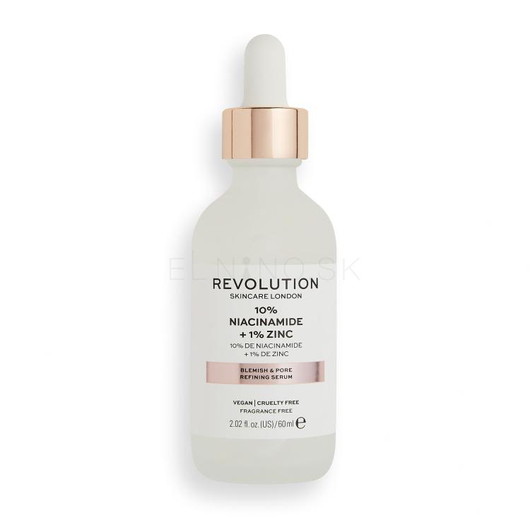 Revolution Skincare Skincare 10% Niacinamide + 1% Zinc Pleťové sérum pre ženy 60 ml