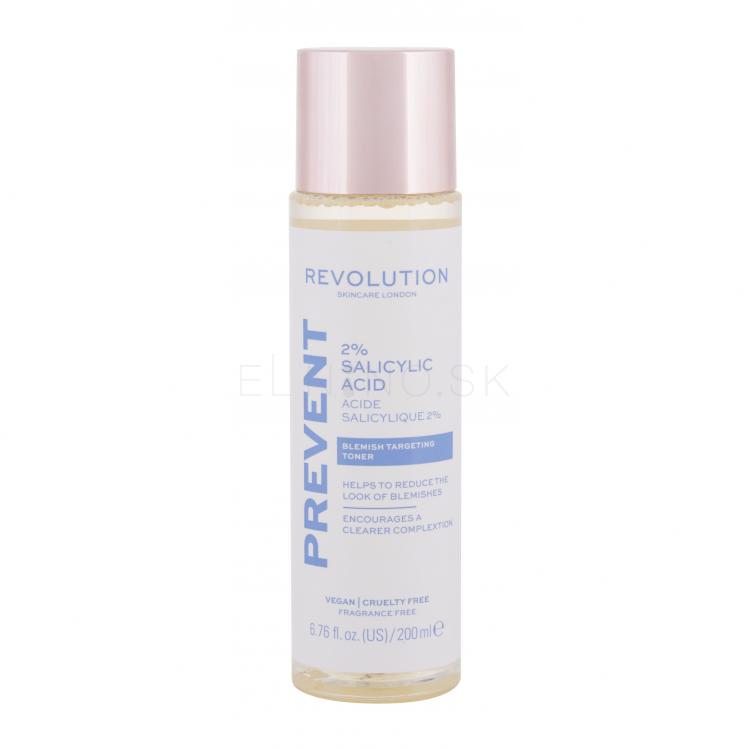 Revolution Skincare Prevent 2% Salicylic Acid Pleťová voda a sprej pre ženy 200 ml