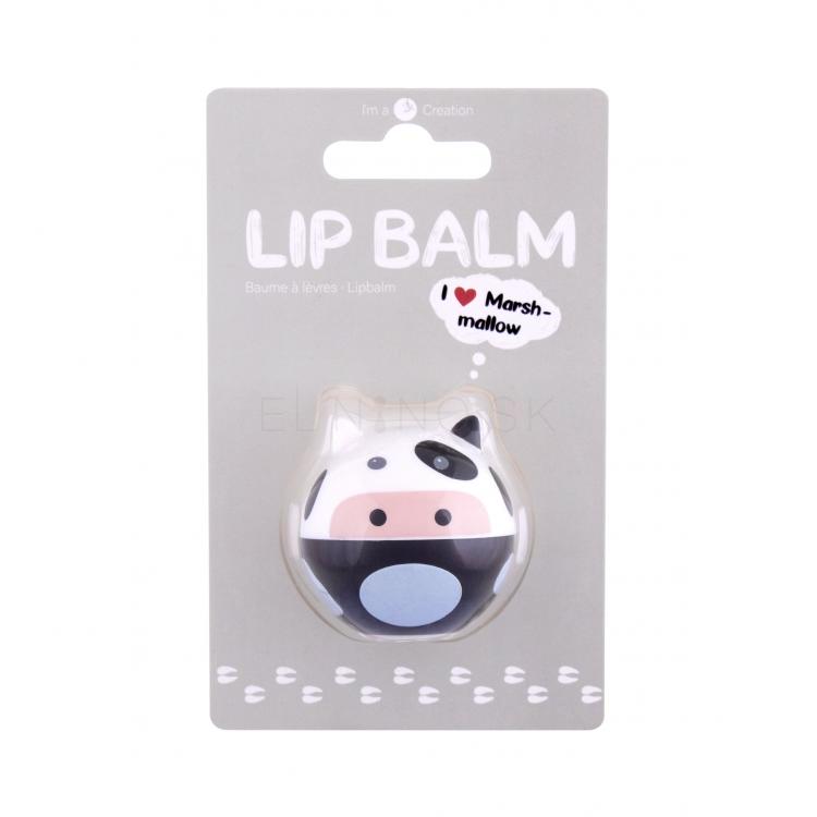 2K Cute Animals Lip Balm Marshmallow Balzam na pery pre ženy 6 g