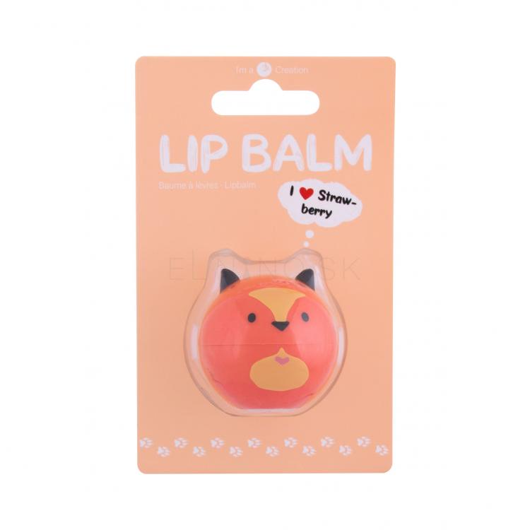 2K Cute Animals Lip Balm Strawberry Balzam na pery pre ženy 6 g