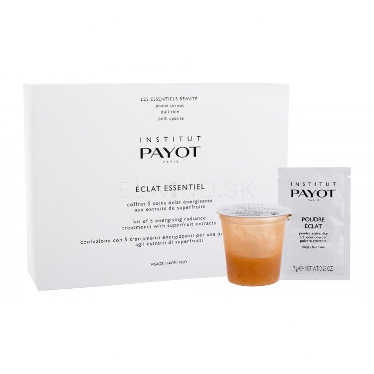 PAYOT Éclat Essentiel Darčeková kazeta pleťový gél Gel Éclat 5 x 90 g + aktivačný prášok Poudre Éclat Activator Powder 5 x 7 g