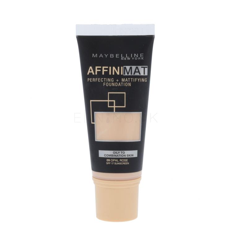 Maybelline Affinimat SPF17 Make-up pre ženy 30 ml Odtieň 09 Opal Rose